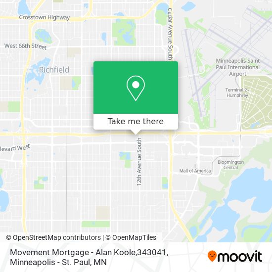 Movement Mortgage - Alan Koole,343041 map