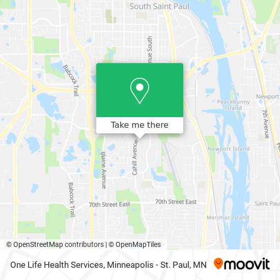 One Life Health Services map