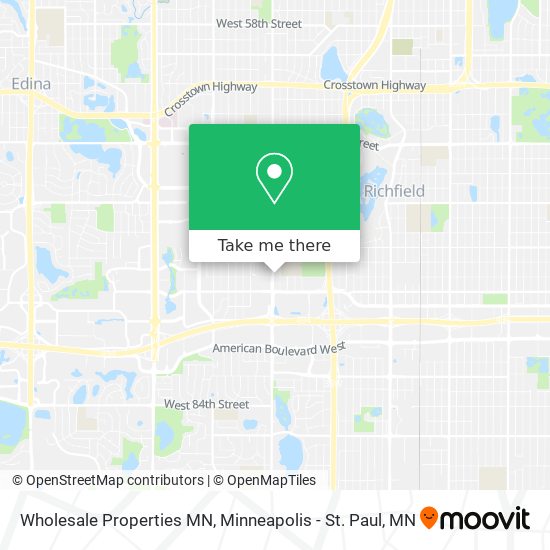 Mapa de Wholesale Properties MN