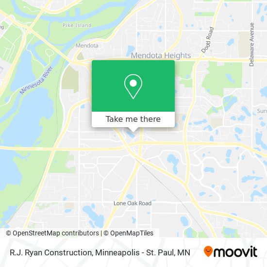 Mapa de R.J. Ryan Construction