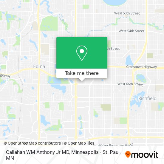 Mapa de Callahan WM Anthony Jr MD