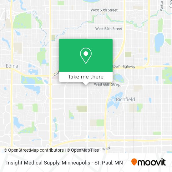 Mapa de Insight Medical Supply