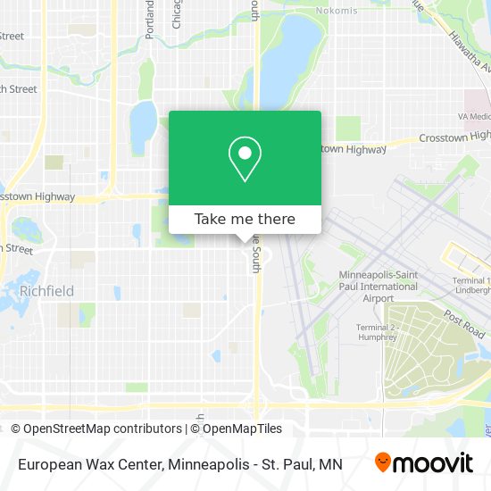 European Wax Center map