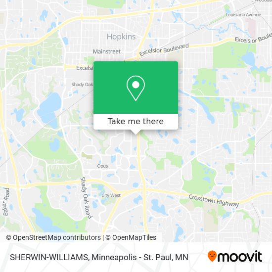 SHERWIN-WILLIAMS map