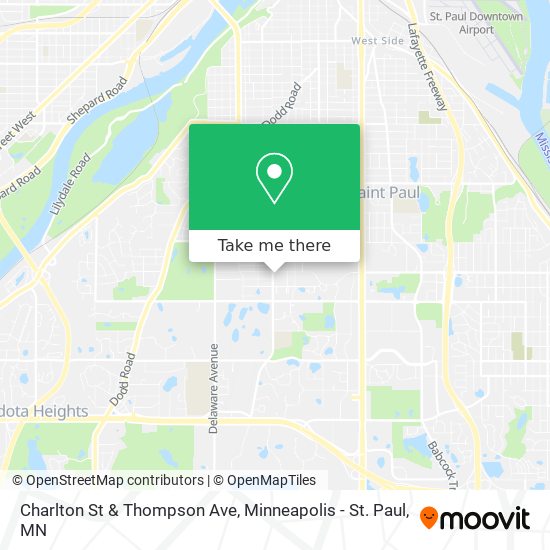 Charlton St & Thompson Ave map