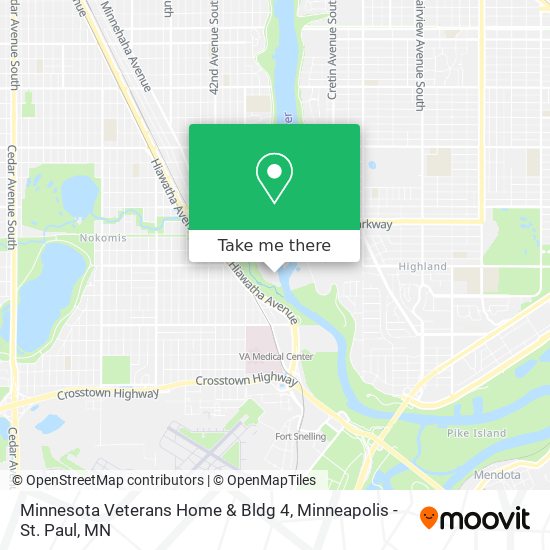 Minnesota Veterans Home & Bldg 4 map