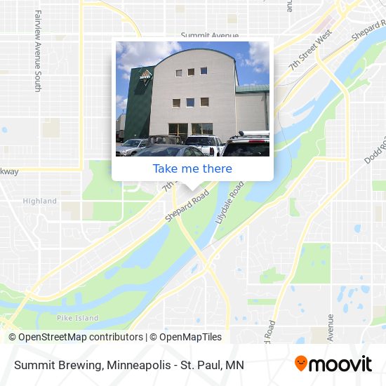 Summit Brewing map