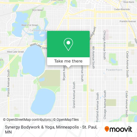 Synergy Bodywork & Yoga map