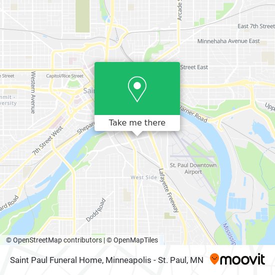 Saint Paul Funeral Home map