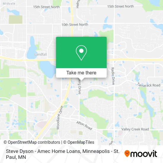 Mapa de Steve Dyson - Amec Home Loans