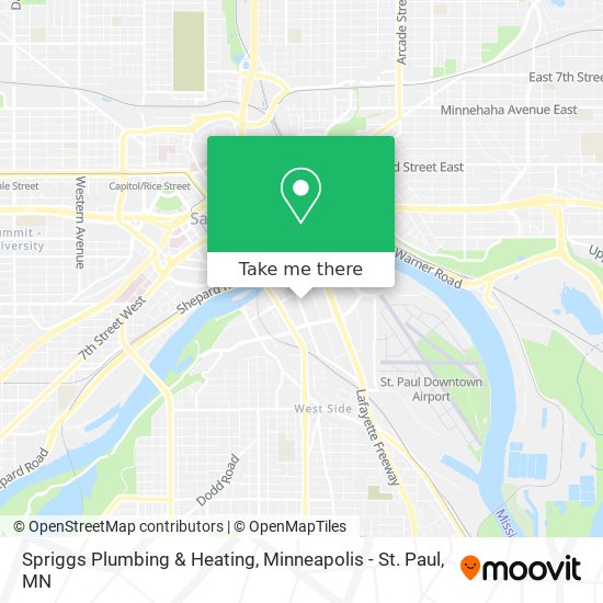 Spriggs Plumbing & Heating map