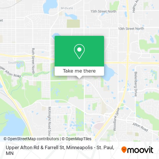 Mapa de Upper Afton Rd & Farrell St