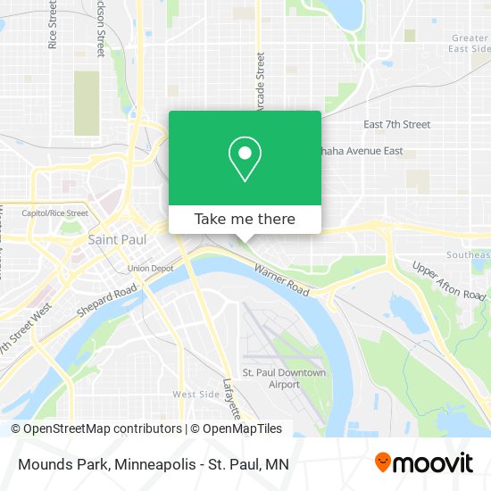Mapa de Mounds Park