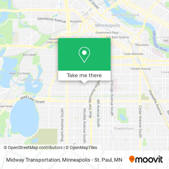 Midway Transportation map