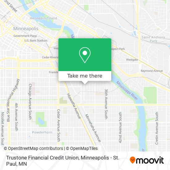 Mapa de Trustone Financial Credit Union