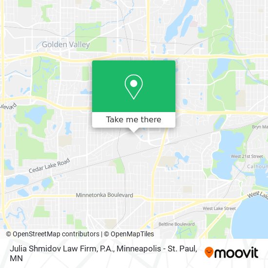 Julia Shmidov Law Firm, P.A. map