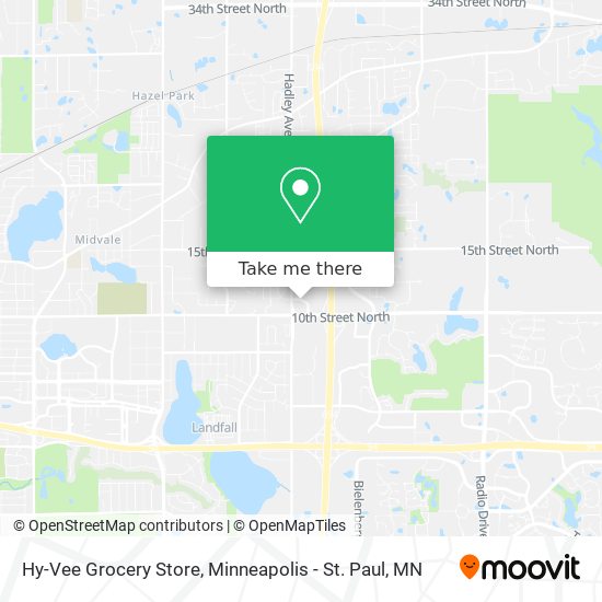Hy-Vee Grocery Store map