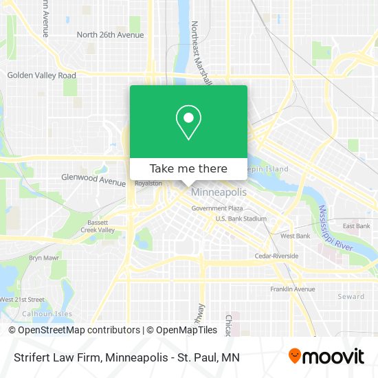 Strifert Law Firm map