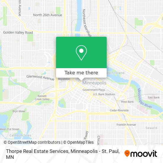 Thorpe Real Estate Services map