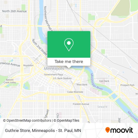 Guthrie Store map