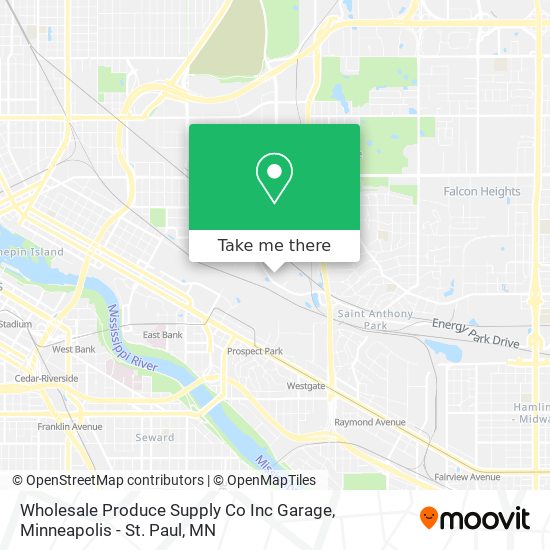Wholesale Produce Supply Co Inc Garage map