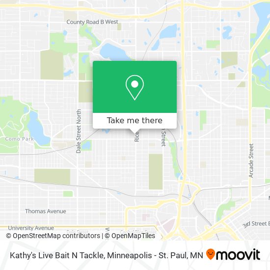 Kathy's Live Bait N Tackle map