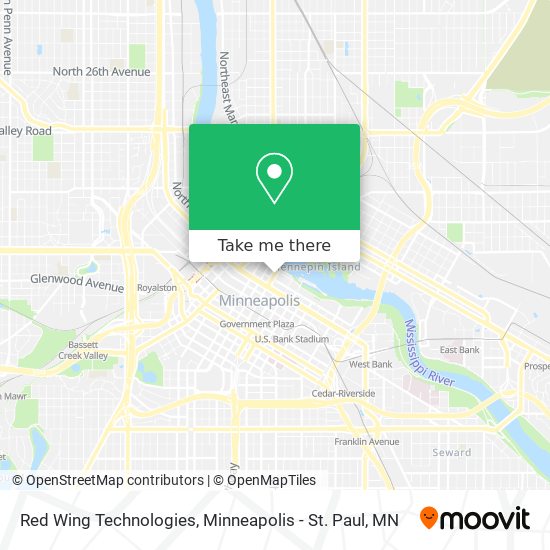 Mapa de Red Wing Technologies