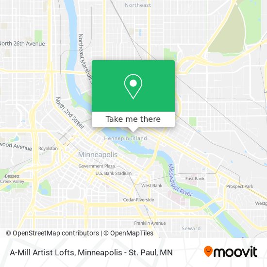 A-Mill Artist Lofts map