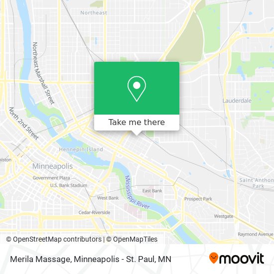 Merila Massage map