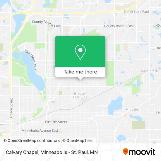 Calvary Chapel map