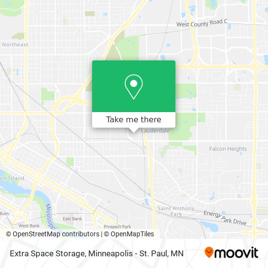 Mapa de Extra Space Storage