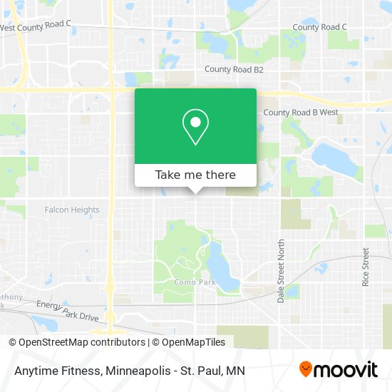 Mapa de Anytime Fitness