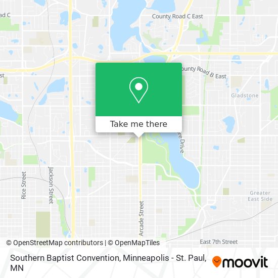 Southern Baptist Convention map