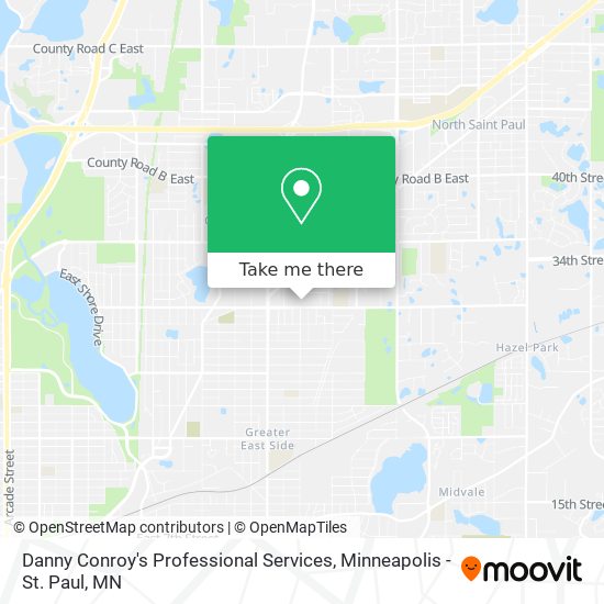 Mapa de Danny Conroy's Professional Services