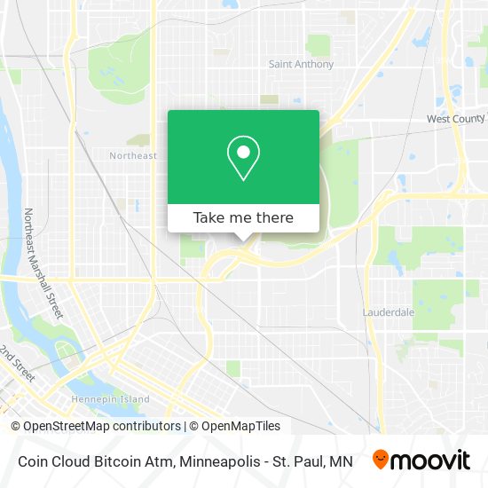 Coin Cloud Bitcoin Atm map