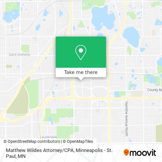 Mapa de Matthew Wildes Attorney/CPA