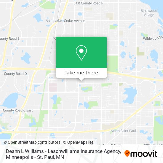 Mapa de Deann L Williams - Leschwilliams Insurance Agency