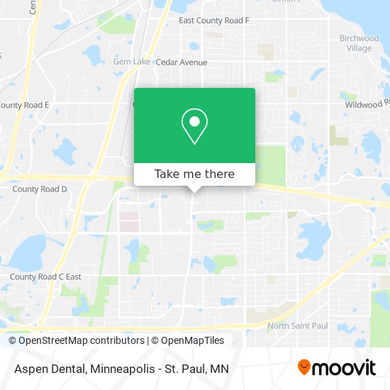 Aspen Dental map