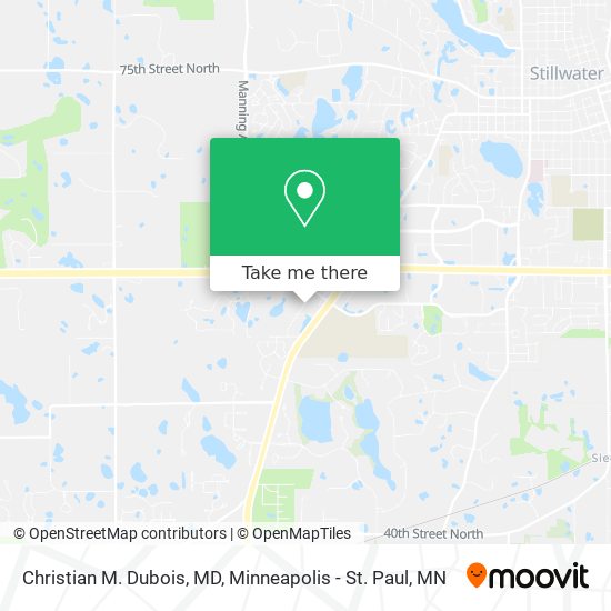 Christian M. Dubois, MD map