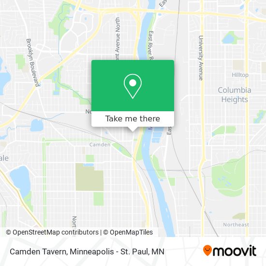 Camden Tavern map