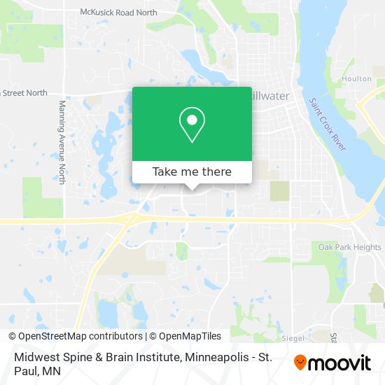 Midwest Spine & Brain Institute map