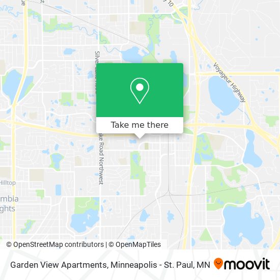 Garden View Apartments map