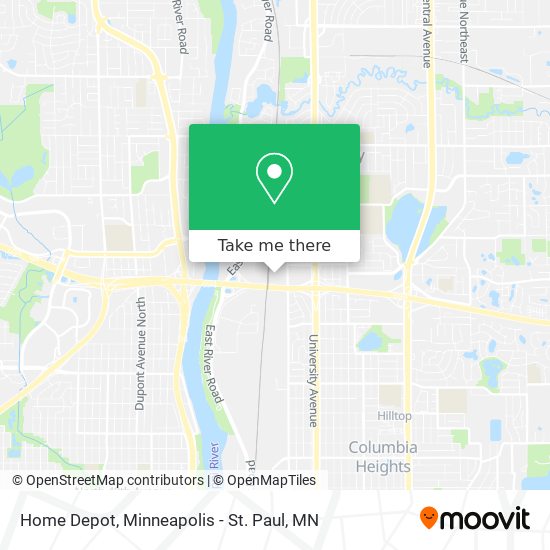 Mapa de Home Depot