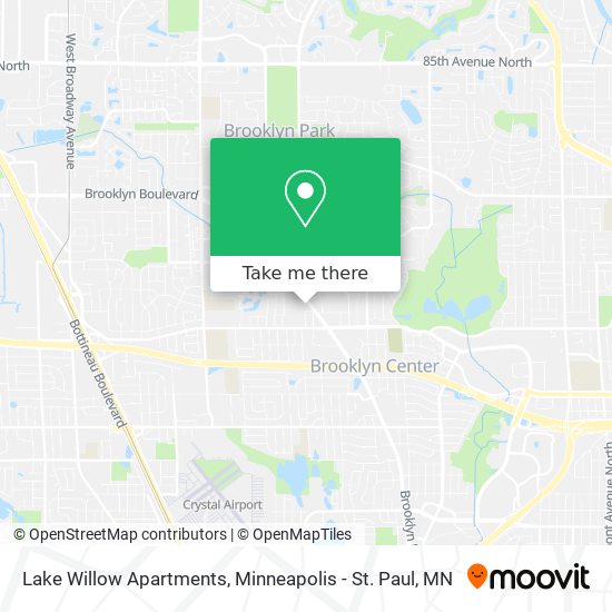 Lake Willow Apartments map