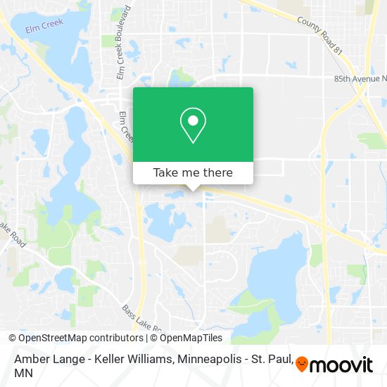 Amber Lange - Keller Williams map