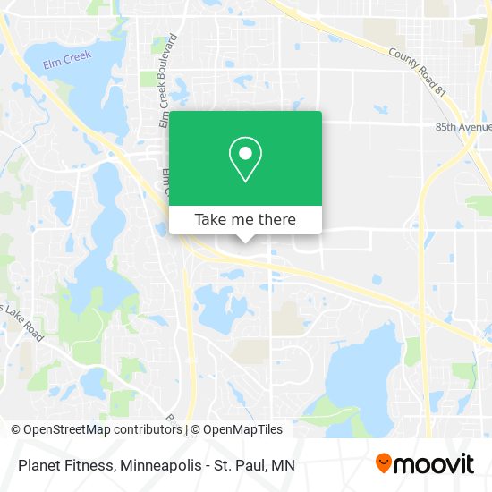 Planet Fitness map