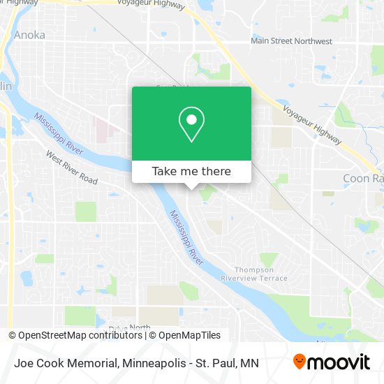 Mapa de Joe Cook Memorial