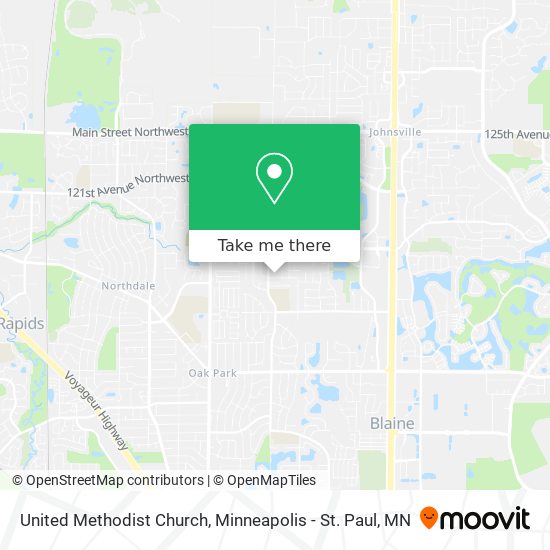 Mapa de United Methodist Church