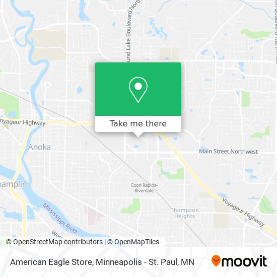 American Eagle Store map