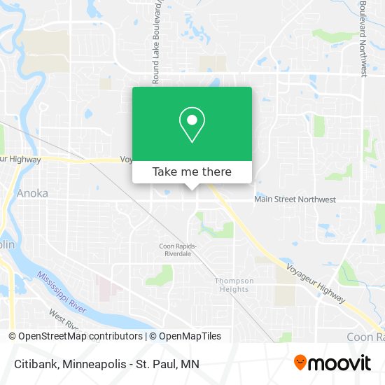 Citibank map